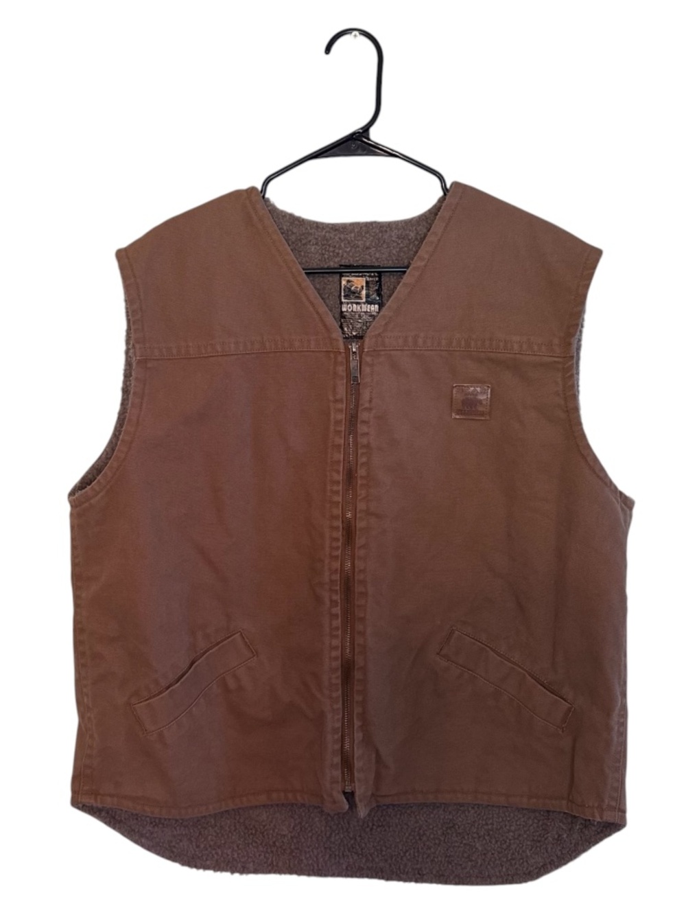 Bear River Workwear Brown Zippered Vest